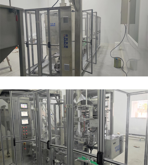 hutsean ontziratzeko makina