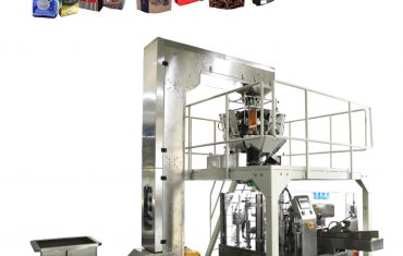 kafe kafe automatikoa elikagaien birakaria kremailera pouch packaging machine