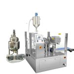 Aurrez egindako poltsa automatikoki betetzeko zigilua likido eta itsatsirako pistio betegarriarekin