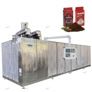 Adreiluzko hutsean poltsak eratzeko bi ganberako adreiluzko poltsak betetzeko ontziratzeko makina automatikoa