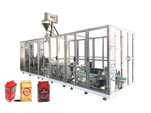 ZL100-V hutsean ontziratzeko makina automatikoa kafe-hautsa eta legamia