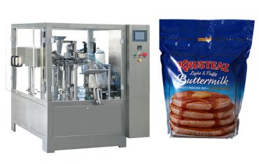 stand-up kremailera premade pouch packing machine