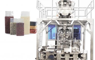 Adreilu motako hutsezko poltsa automatikoa aleak ontziratzeko makina osatzeko