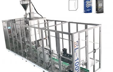 ZL100V hutseko ganbera bakarreko adreilu motako poltsa osatuz betetzeko zigilatzeko ontziratzeko makina kafe hautserako