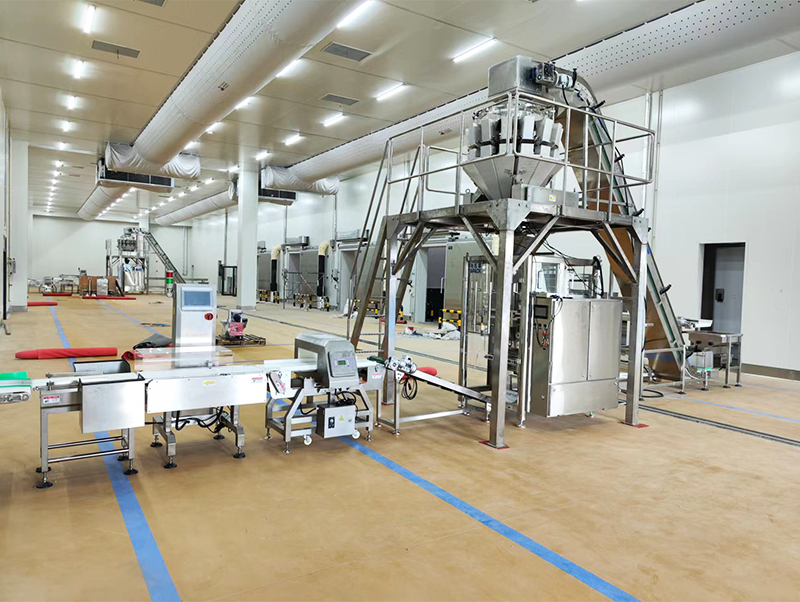 ontziratzeko makina automatikoa forzen janaria