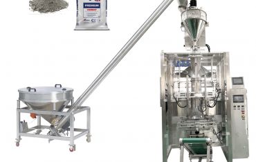 Putty hautsa betetzeko poltsa automatikoa zigilatzeko ontziratzeko makina osatuz